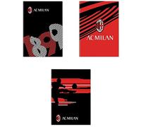 FRANCO PANINI Novidea Set 6 QUADERNONI Scuola MILAN a Quadretti 4mm Senza Margine Quaderni