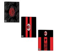 Franco Panini. Set 6 Quaderni Milan Quadretti 5 mm Senza Margine Quadernoni Scuola