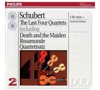 Franco Rossi, Piero Farulli, Elisa Pegreffi, Paolo Borciani - Schubert: Last 4 Quartets by Franco Rossi, Piero Farulli, Elisa Pegreffi, Paolo Borciani (1995) Audio CD