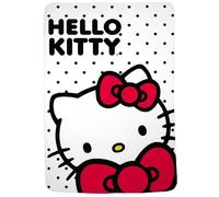 Franco Sanrio Hello Kitty - Coperta super morbida in peluche micro raschel, 157,5 x 228,6 cm (prodotto con licenza ufficiale) da collezione