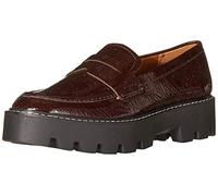 Franco Sarto Balin Lug Sole Chunky Loafer, Mocassino Donna, Borgogna, 39 EU