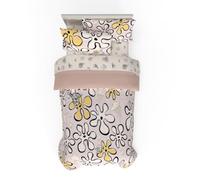 Franco Set copripiumino e lenzuola, in poliestere riciclato, Spongebob Squarepants, 4 pezzi, misura doppia