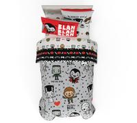 Franco Set Trapunta e Lenzuola Microfibra Universale Little Monsters 5 Pezzi Twin Size
