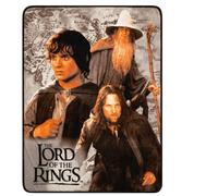 Franco The Lord of The Rings Bedding - Copriletto super morbido in micro raschel, 116,8 x 152,4 cm, prodotto ufficiale WB da collezione