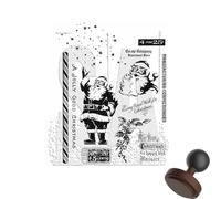 Francobolli di parole di benedizione di buon Natale, di Natale per la fabbricazione di carte,Francobolli in silicone di Natale - Scrapbooking per Carteria Decorazione e