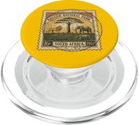 Francobollo africano safari Kruger National Park affrancatura vintage PopSockets PopGrip per MagSafe