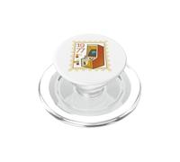 Francobollo con slot machine del gioco del computer 1977 PopSockets PopGrip per MagSafe