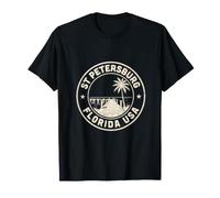 Francobollo di San Pietroburgo Florida da Viaggio Souvenir Distintivo Maglietta