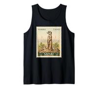 Francobollo Safari Africano suricato Namibia affrancatura Vintage Canotta