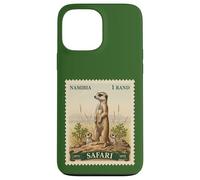 Francobollo safari africano suricato Namibia affrancatura vintage Custodia per iPhone 13 Pro Max