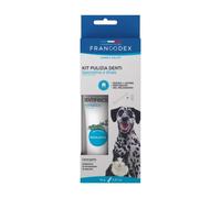 Francodex cane e gatto kit pulizia denti 70gr
