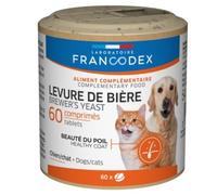 Francodex - Lievito di Birra Cane & Gatto - 60 Compresse 170385 Multicolore