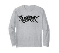 Francoforte Graffiti City Street Art Handstyle Germania Maglia a Manica