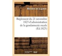 François de Sal Réglement du 21 novembre 1823 d'administration de la (Tascabile)