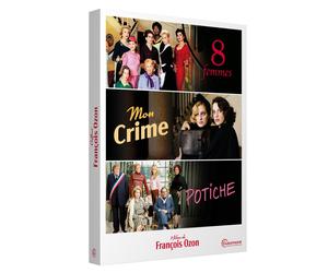 François ozon - coffret 3 films : potiche + 8 femmes + mon crime (DVD)