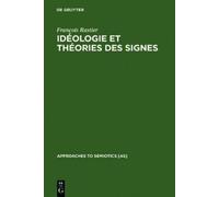 François Rastier Idéologie Et Théorie Des Signes (Copertina rigida)