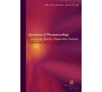 Françoise Dastur Questions of Phenomenology (Tascabile)