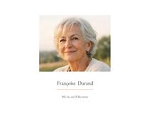 Françoise Durand: Ma vie, au fil des mots