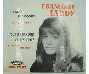 Françoise Hardy - J'suis D'accord - Disques Vogue - EPL 7967, Disques Vogue - EPL. 7.967, Disques Vogue - EPL. 7967