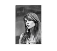 Francoise Hardy - Poster artistico anti schizzi per soggiorno e camera da letto, dipinti da appendere adatti per molteplici scenari, non c'è bisogno di perforare, facile da installare, adatto per
