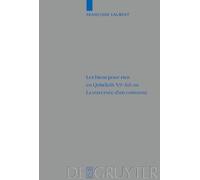 Françoise Laure Les biens pour rien en Qohéleth 5,9-6,6 ou. L (Copertina rigida)