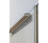 Franconia Flipchart Block Holder Silver Magn.M.MetStellB. Aufhaengep.f fino a 60 fogli 80 g per m² hxbxt 5.5x70x3cm in dat NEW
