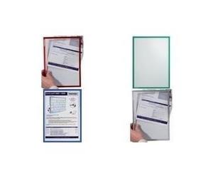 FRANCONIA MAGNET BASS FRAMIN IT X-TRA! Linea, Din A4, supporto per documenti verdi, trasparente, magnetico, hardfolism 0,32 mm- NEW