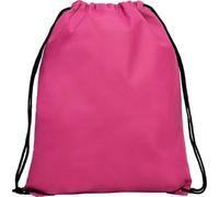 FRANDO Sacca In Tnt Personalizzabile Zaino Multiuso Con Cordoncini Regolabili E Occhielli Metallici Gadget Promozionale Per Aziende Eventi Sport Scuola Fiere Shopper Leggera 36x42 (100, Fuxia)