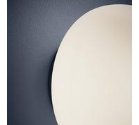 FRANDSEN Applique Supernate, Ø 28 cm, bianco/opale, interruttore Frandsen