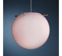 Frandsen Koi Lampadario Ø32 Rosa Opale/Ottone in Ottone