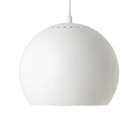 FRANDSEN Lampada a sospensione a sfera, Ø 25 cm, bianco opaco Frandsen