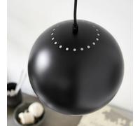 FRANDSEN Lampada a sospensione Ball, Ø 25 cm, nero opaco Frandsen