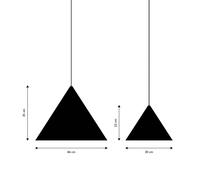 FRANDSEN Lampada a sospensione Benjamin, Ø 46 cm, alluminio spazzolato, E27 Frandsen