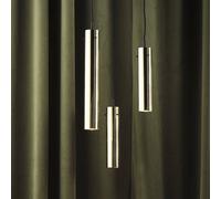 FRANDSEN Lampada a sospensione FM2014, ottone lucido, altezza 24 cm Frandsen