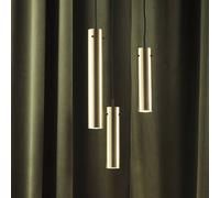 FRANDSEN Lampada a sospensione FM2014, ottone lucido, altezza 36 cm Frandsen