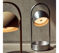 FRANDSEN lampada LED da tavolo ricaricabile Ball Portable, grigio sabbia, Frandsen