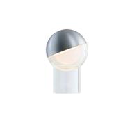 FRANDSEN Lampada LED da tavolo ricaricabile Pila, colore alluminio, 20 cm, Frandsen