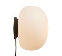 Applique Frandsen Supernate Ø38 Bianco Opale/ Nero