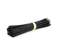 Frandy House - Bastoncini di legno per diffusore di profumo ed essenze, asticelle di ricambio in rattan naturale, dimensioni: 30,5 x 0,31 cm, 30 pezzi, colore: nero