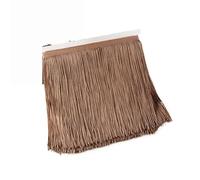 Frange 5/10M 20 centimetri Nappe e Frange Trim Nastro di Pizzo Lunghe for Tende Da Cucire Vestito Latino Guarnizioni Accessori FAI DA TE(No.55,20cm-5Meters)