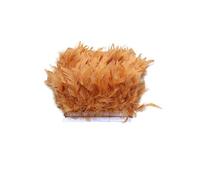 Frange di piume di tacchino 2 m Marabù Turchia Piume di tacchino Gonna Abito Accessorio di decorazione di piume per la decorazione Costume fai da te Abito da cucito Party