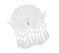 Frange Nappe Pettine per capelli Gioielli da sposa Vintage Copricapo Blingbling Fronte Gioielli Sposa Festa di Nozze Viaggi Fotografia Forcina