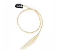 Frangetta Capelli Clip Estensioni dei capelli a treccia for bambini 1/2 pezzi Trecce for bambini Front Side Bang 22 pollici Treccia lunga con clip nelle estensioni dei capelli Capelli sintetici natura