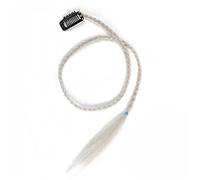 Frangetta Capelli Clip Estensioni dei capelli a treccia for bambini 1/2 pezzi Trecce for bambini Front Side Bang 22 pollici Treccia lunga con clip nelle estensioni dei capelli Capelli sintetici natura