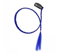 Frangetta Capelli Clip Estensioni dei capelli a treccia for bambini 1/2 pezzi Trecce for bambini Front Side Bang 22 pollici Treccia lunga con clip nelle estensioni dei capelli Capelli sintetici natura
