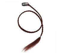 Frangetta Capelli Clip Estensioni dei capelli a treccia for bambini 1/2 pezzi Trecce for bambini Front Side Bang 22 pollici Treccia lunga con clip nelle estensioni dei capelli Capelli sintetici natura