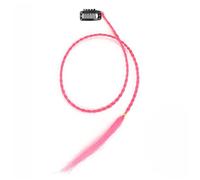 Frangetta Capelli Clip Estensioni dei capelli a treccia for bambini 1/2 pezzi Trecce for bambini Front Side Bang 22 pollici Treccia lunga con clip nelle estensioni dei capelli Capelli sintetici natura