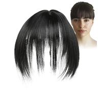 Frangia a clip nelle estensioni dei capelli, frangia a clip per donna - francese Bangs Clip On Clip In Bangs, Bang Hair Extension, Fake Fringe Natural Hair Bangs, falsi accessori per