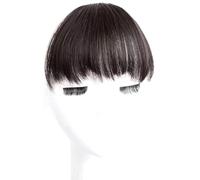 Frangia artificiale lusinghiera con taglio seghettato in stile anime per volti quadrati e rotondi e traspiranti, capelli corti anime con capelli artificiali