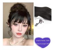 Frangia Clip Capelli Veri Clip in frangia-Frangetta finta Fermaglio for capelli Clip nera su frangia Frangia for tende in veri capelli umani for donna Frangia francese Frangetta Capelli Veri Clip(4/27